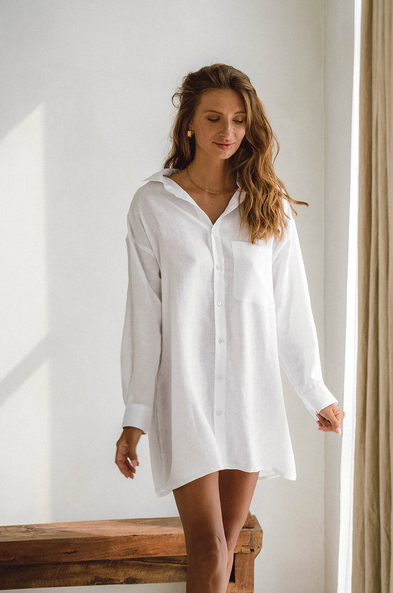 Rove Women's Linen Shirt Oversized