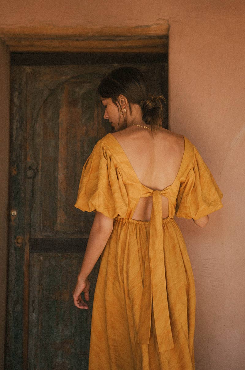 Slow fashion elegance - midi dress