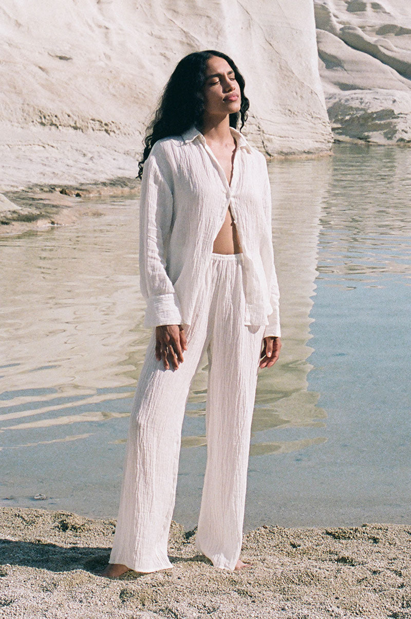 ANTHEA Pants - Ecru