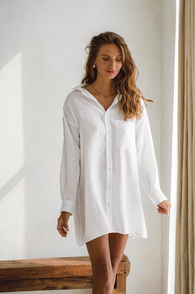 ROVE Women's Linen Shirt Oversized