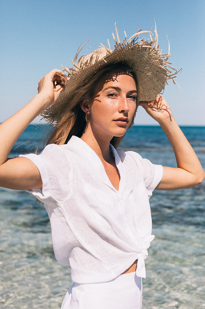 100% Loose-Weave Linen Shirt | ROVE - Your Summer Brand